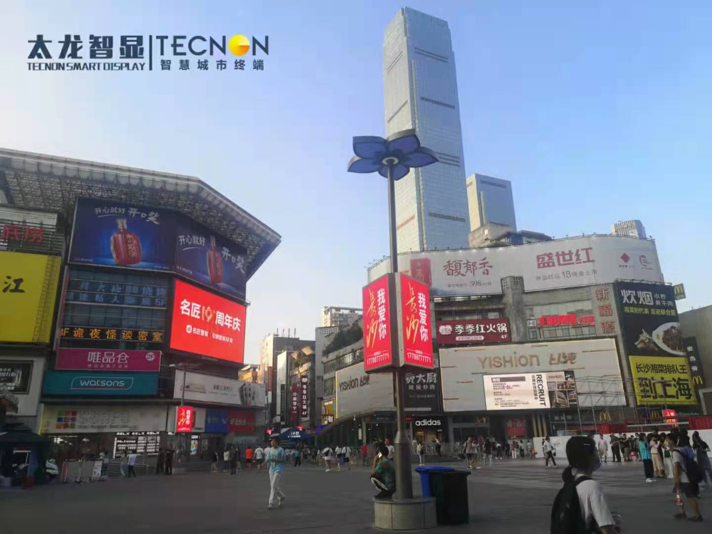 LED燈桿屏，智慧路燈，智慧燈桿